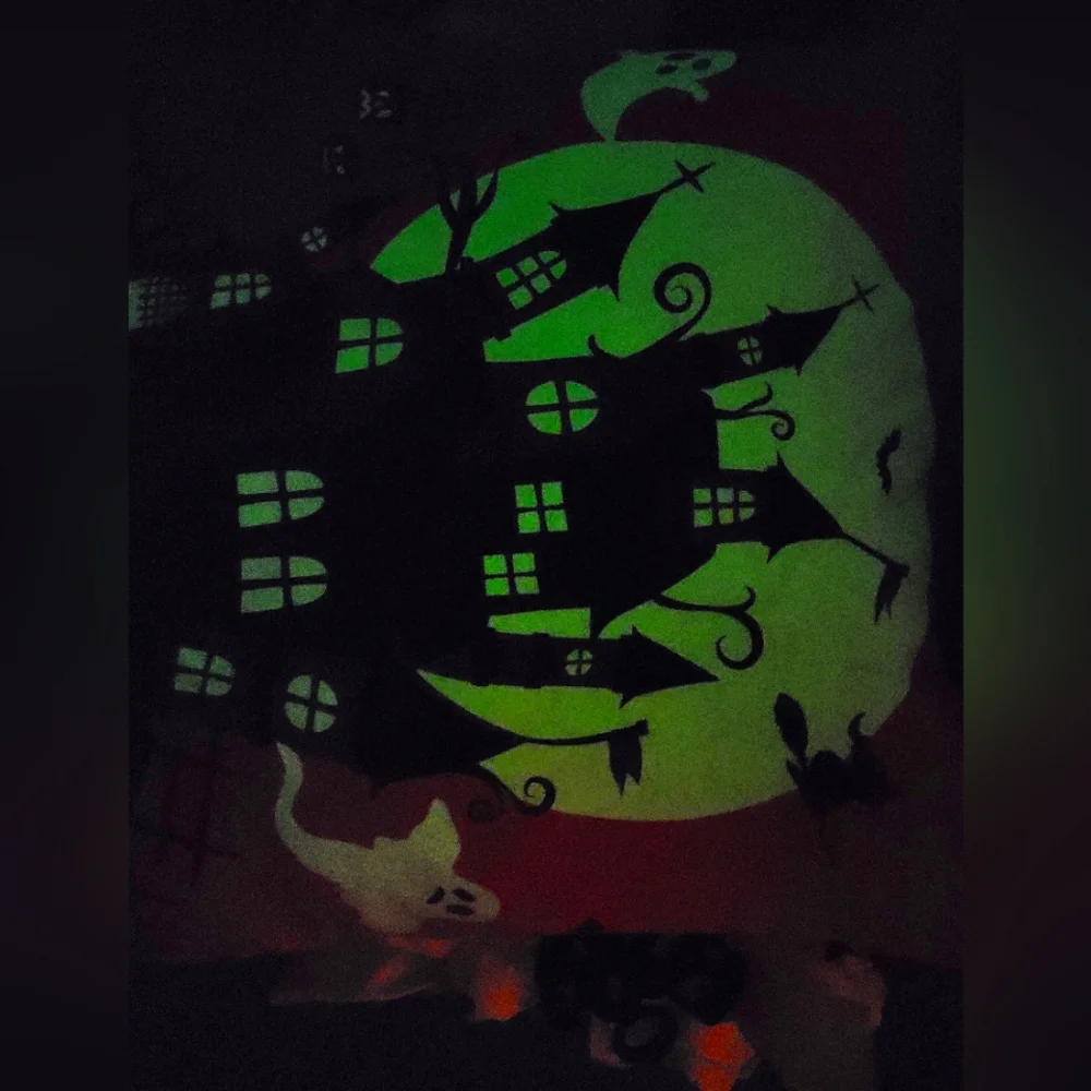 Halloween glow in the dark pillow